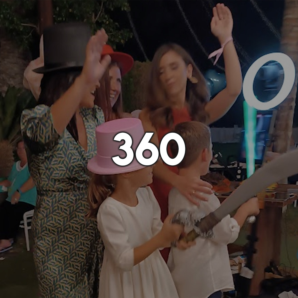 Fotomatón 360 para Bodas y Eventos